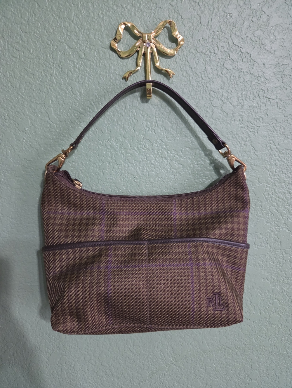 Lauren Ralph Lauren Houndstooth Handbag